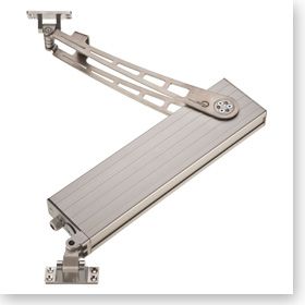 Moteur à bras pour exutoire de fumée