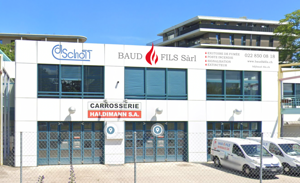 Baud & Fils SARL | exutoires de fumée et extincteurs à Genève