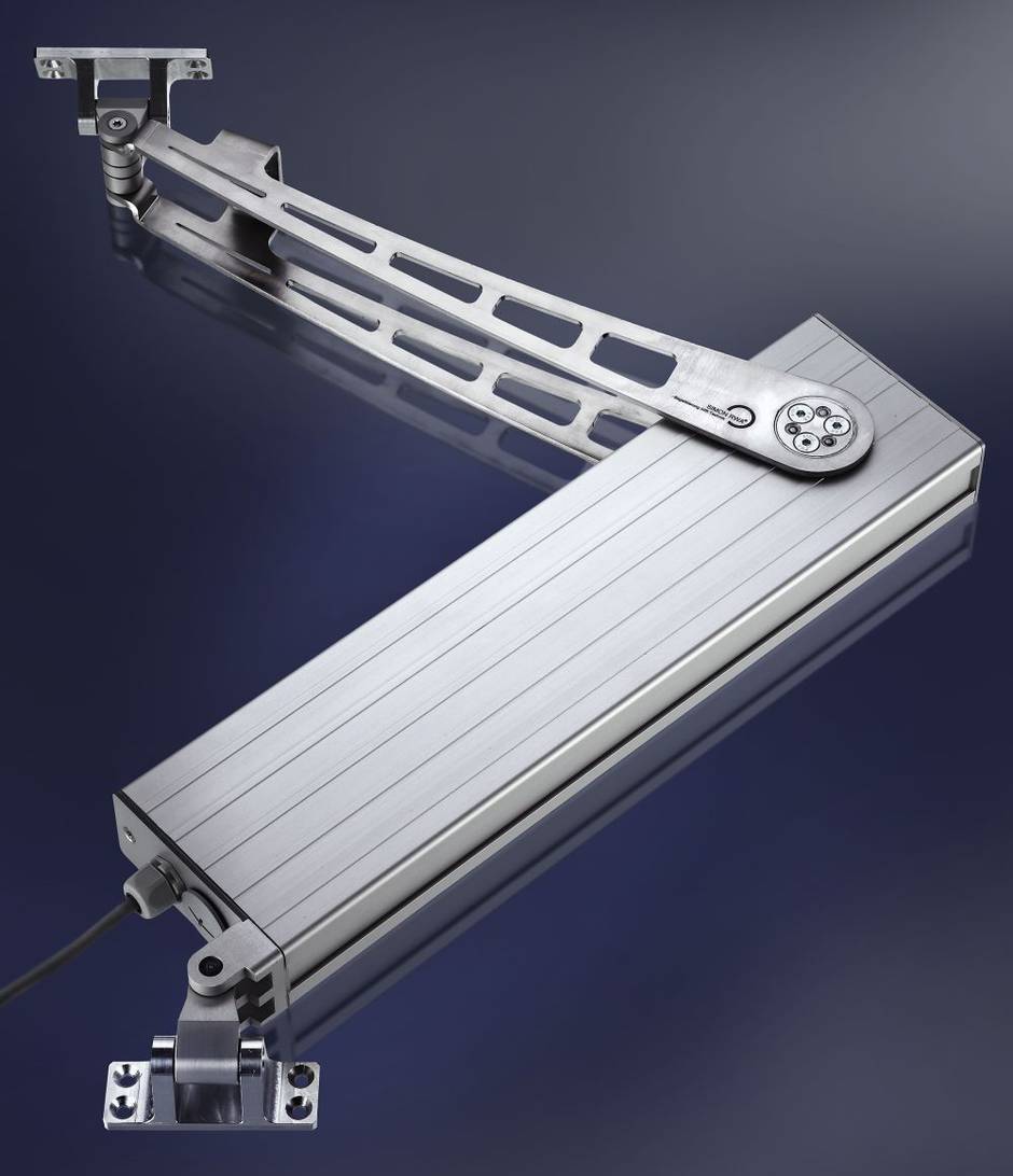 Moteur à bras pour exutoire de fumée